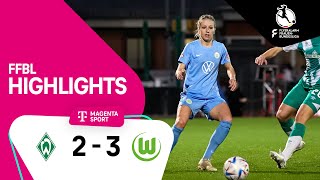 SV Werder Bremen - VfL Wolfsburg | Highlights FLYERALARM Frauen-Bundesliga 22/23