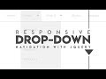 Responsive DropDown Menu JQuery | HTML, CSS & JavaScript