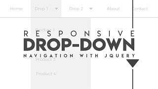 Responsive DropDown Menu JQuery | HTML, CSS & JavaScript