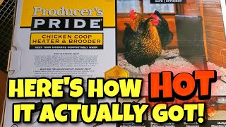 Unboxing, Test and Initial Impression: PRODUCERS PRIDE Chicken Coop Heater and Brooder Plate