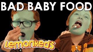 Gross! - LemonReds Guess that Baby Food Challenge | LemonReds Episode 35 | #babyfoodchallenge