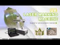 Leapion UV Laser marking Machine work on leaf