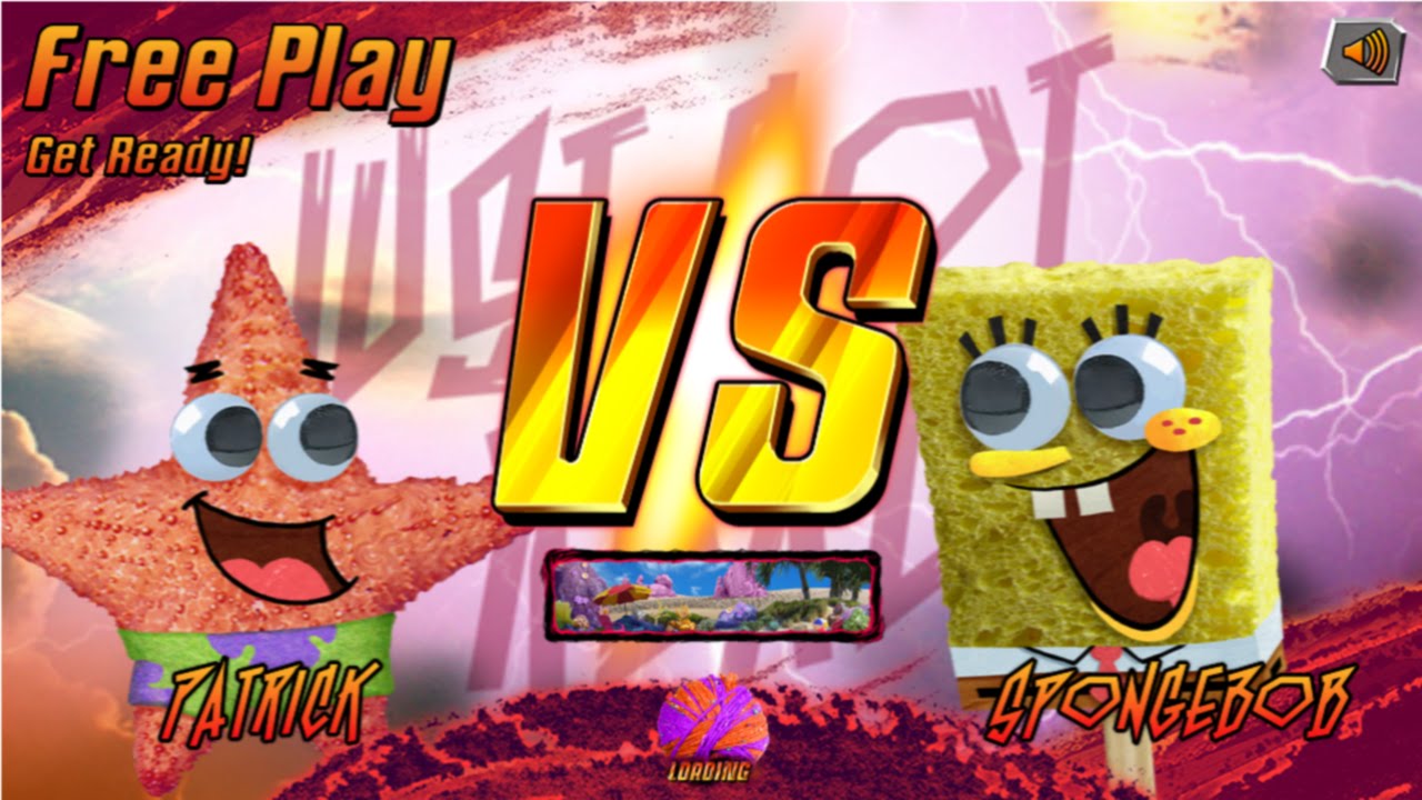 Nick Games: Super Brawl 3 Just Got Real - Patrick Vs. Spongebob - YouTube