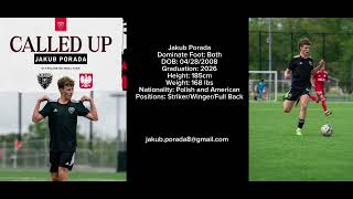 Jakub Porada - Highlights - DC United/Polish National Team