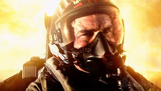 Maverick cae | El heroico sacrificio de Tom Cruise | Top Gun 2 | Clip en Español