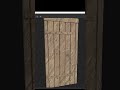 let s create a medieval door blender substance painter blender substance3dpainter shorts