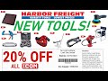 Harbor Freight drops New Tools & 20% off ALL ICON (Cabs & Tools)