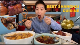 BEST SHANGHAI CUISINE  in CHINA! Must Eat PORK BELLY and Smoked Catfish in Old Townhouse (小洋房)