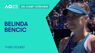 Belinda Bencic On-Court Interview | Australian Open 2023 Third Round