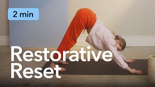 2-Min Restorative Reset Movement Class | Movement Living