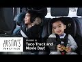 Taco Truck & Movie Night! | Austin Vlog | HiHo Kids