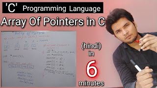 Array of Pointers in C (hindi) || C programming language