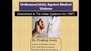 Ordinance 2020  against Medical Violence