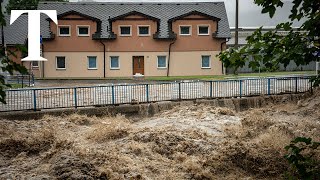 Torrential rains batter Central and Eastern Europe