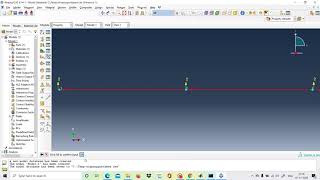 Simply supported beam solution in Abaqus