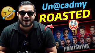 BADLY ROASTED Un@cadmy 😱 | RJ Sir Roasted  | Physicswallah | PW Motivation