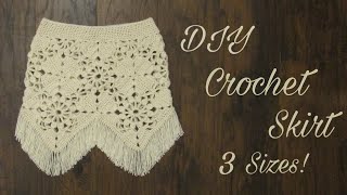 Crochet Summer Boho Skirt Tutorial |Crochet Festival Skirt Pattern