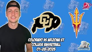 Colorado vs Arizona State 1/28/25 Free College Basketball Picks and Predictions | NCAAB Pick