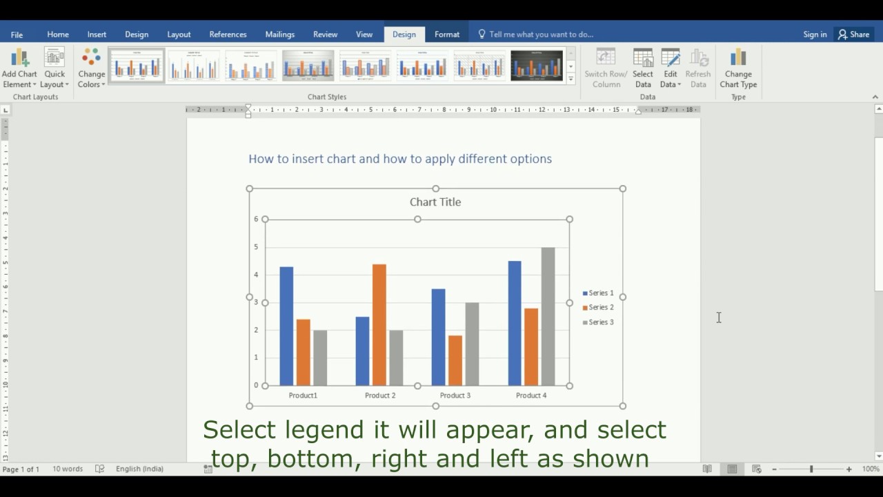 How To Insert Chart In Microsoft Word