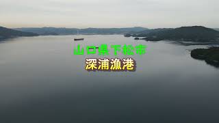 山口県下松市　深浦漁港で空撮！