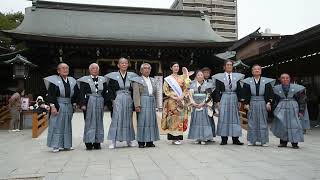 佐嘉神社で節分祭豆まき神事(23年2月2日）