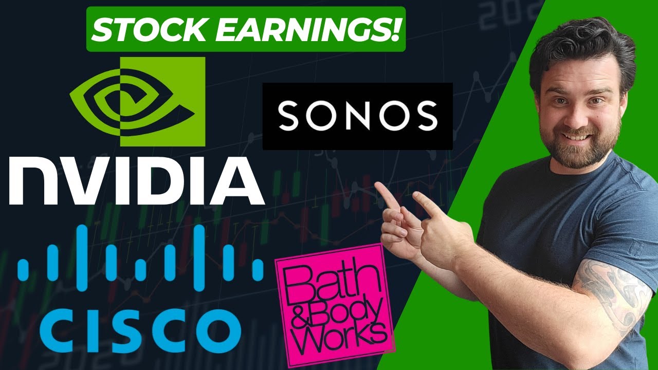 Live Stock Market Earnings Reaction! Nvidia Stock, Cisco Stock, Bath ...