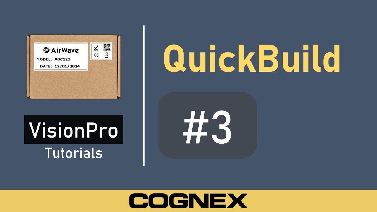 Quickbuild 3 Identify Cognex Visionpro Tutorial Youtube