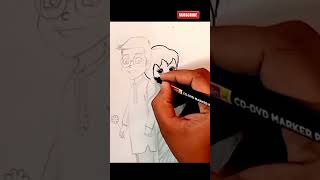 How to Draw Nobita and Shizuka #shorts #youtubeshorts #short #art #nobitashizuka #viralshorts