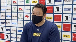 【試合後会見】2021年10月27日(水) 千葉戦 安齋HC