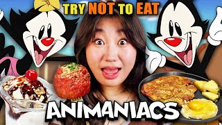 Try Not To Eat - Animaniacs (Branimaniacs Cereal, Gold Eggs And Meat, Italian Fe