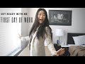 Get Ready With Me | First Day of Internship!