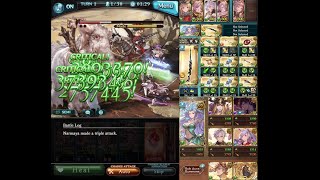 [Granblue Fantasy] Wind GW NM90 Magna 4 Button 1T / [グラブル] 風古戦場 90HELL マグナ 4ポチ 1ターン