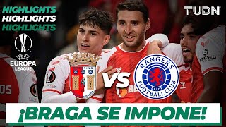 Highlights | Braga vs Rangers | UEFA Europa League - 4tos IDA | TUDN
