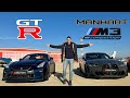 700HP Nissan GT-R vs 630HP BMW M3 xDrive DRAG RACE