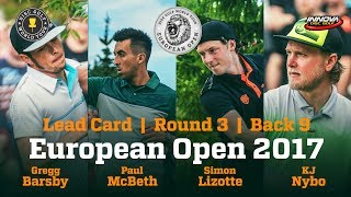 European Open 2017 Lead Card Round 3 Back 9