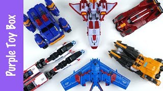 Tobot V 6, 5 and 4 Combined  Transformer Toys 또봇V 6단합체 우주최강 마스터V