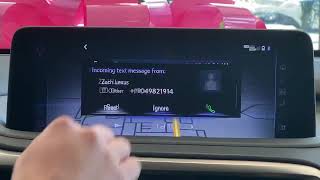Lexus Owners How To Allow Message Access