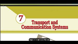 STD 5 SOCIAL SCIENCE UNIT  7 TRANSPORT AND COMMUNICATION SYSTEMS PAGE 111 TO 131