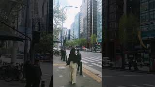 강남역 4번 출구 앞 모습