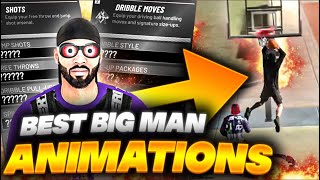THE *NEW* BEST BIG MAN ANIMATIONS in NBA 2K20! BEST POST MOVES, DUNK PACKAGES, & BADGES IN NBA 2K20!