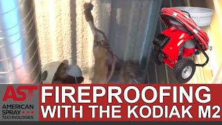 Spraying Fireproofing with the Kodiak M2