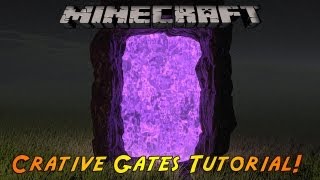Minecraft Plugin Tutorial - Creative Gates - Best Portal Plugin