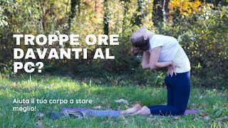 Troppe ore davanti al pc o in piedi? - Yoga dopo il lavoro