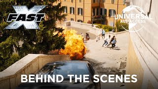 Behind the Iconic Flaming Bomb Ball Scene | Fast X | Behind the Scenes