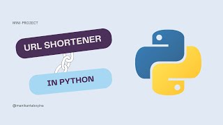 URL SHORTENER In Python #python #miniproject #cmdLineInterface #codeclause #internship #April2023