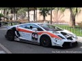 lamborghini super trofeo full throttle accelerations in monaco