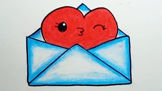 How To Draw Valentines Day Very Easy For Beginners |Drawing Valentine Day Beautiful