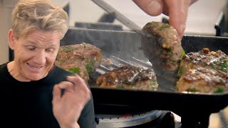 Gordon Ramsay's Hummus and Lamb Koftas