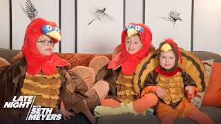 Seth and His Family Share Their Annual Meyers Kids Turkey Clip
