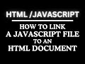 How To Connect A JavaScript File To An HTML File | Step-by-Step Tutorial
